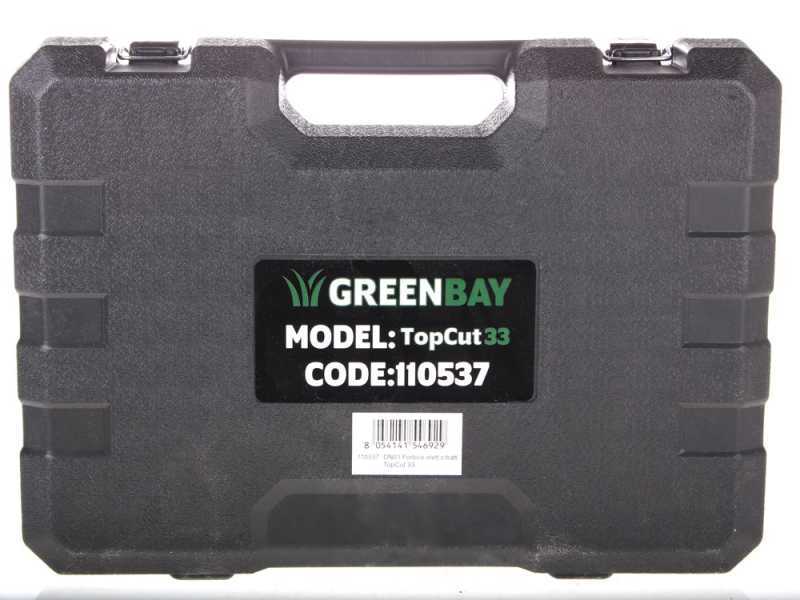GreenBay TopCut 33 - Tijera el&eacute;ctrica de poda con p&eacute;rtiga - 2x 16.8V 4Ah