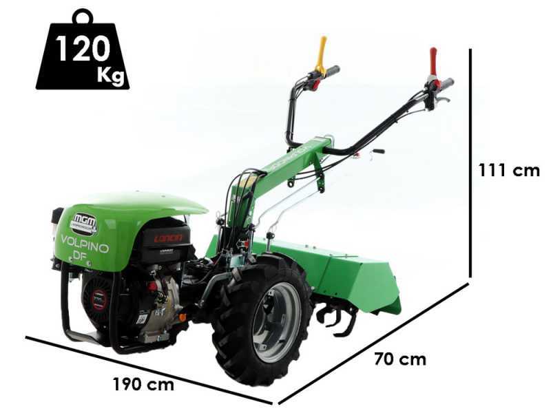 Lampacrescia MGM Volpino DF - Motocultor de gasolina - Loncin G270F - 10HP