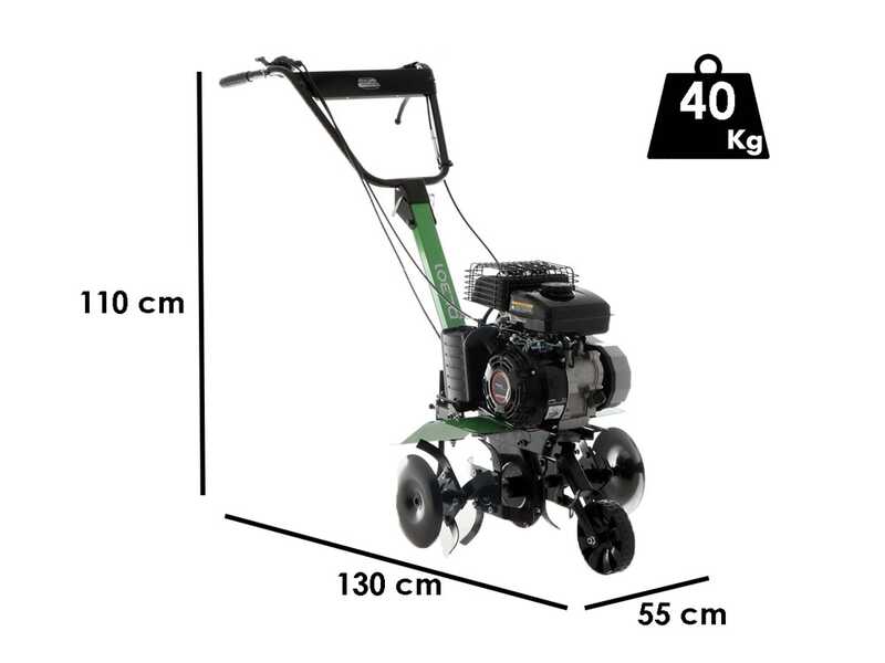 Lampacrescia MGM DL301 - Motoazada de gasolina 2.5 HP - Motor Loncin