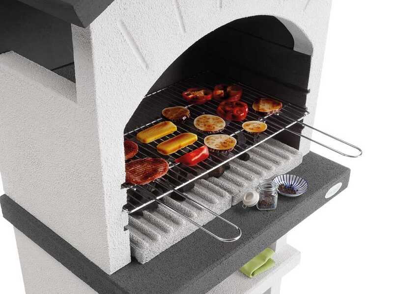 Palazzetti Vieste - Barbacoa de obra para le&ntilde;a y carb&oacute;n