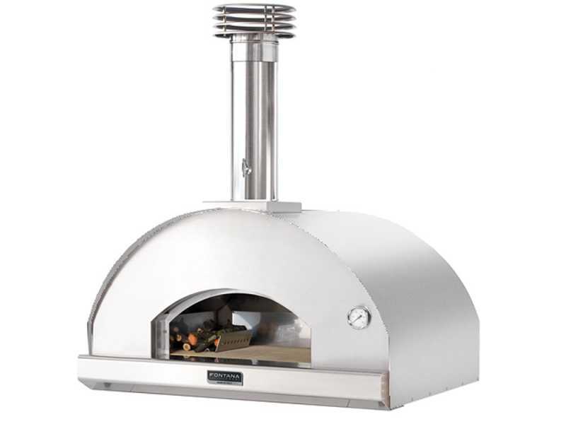 Fontana Mangiafuoco INOX - Horno de le&ntilde;a
