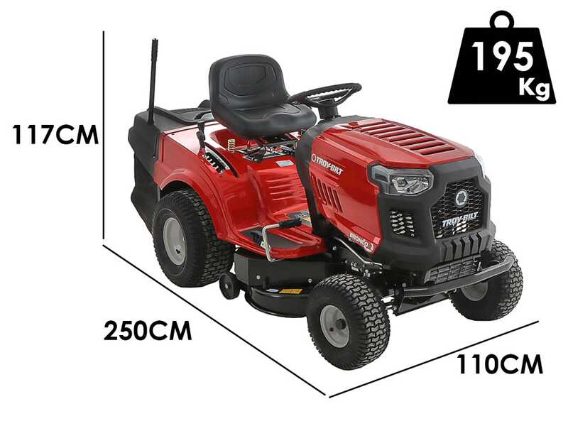 Tractor cortac&eacute;sped Troy Bilt Bronco 92T-R - cambio hidrost&aacute;tico - recogedor