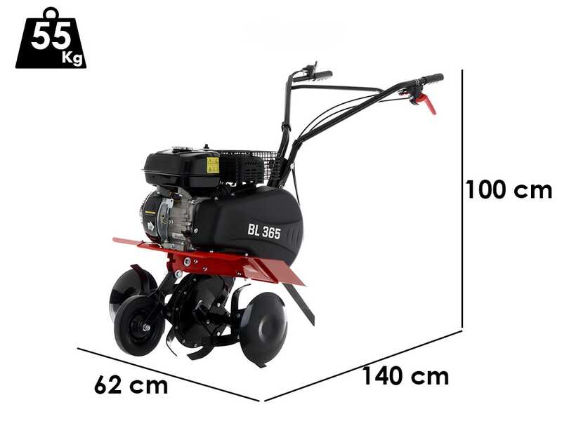Benassi BL365 C - Motoazada de gasolina 7 HP - Motor Hwasdan H170F