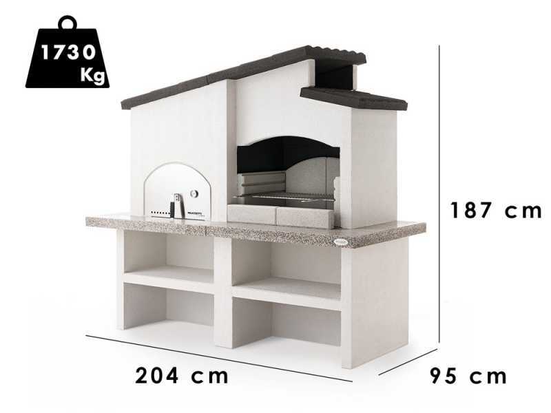 Palazzetti New Zealand 2 - Barbacoa de obra con horno