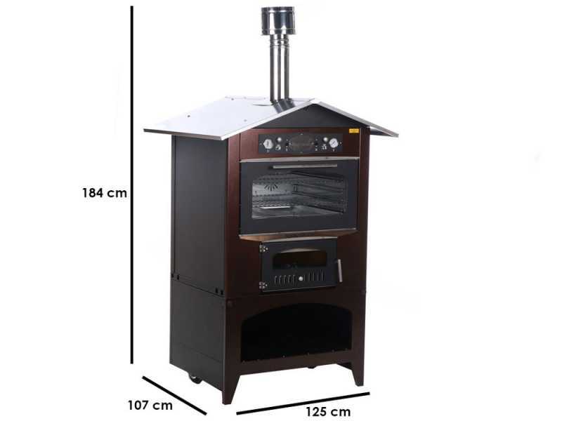 Rossofuoco Country - Horno de le&ntilde;a de exterior Sedicinoni 80C