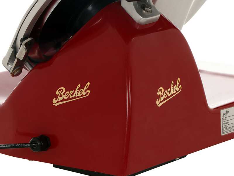 Berkel Pro Line XS25 Roja - Cortadora de fiambre con cuchilla de acero cromado de 250 mm