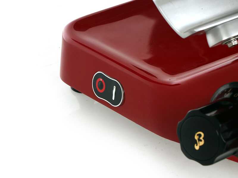 Berkel Pro Line XS25 Roja - Cortadora de fiambre con cuchilla de acero cromado de 250 mm