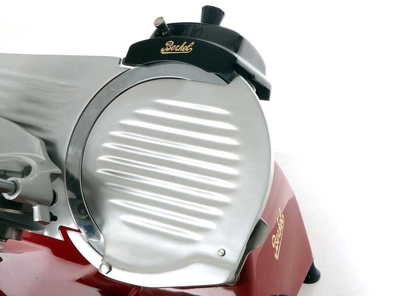 Berkel Pro Line XS25 Roja - Cortadora de fiambre con cuchilla de acero cromado de 250 mm