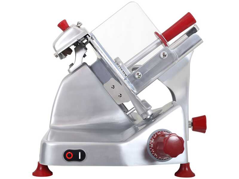 Berkel Pro Line XS25 Silver - Cortadora de fiambre con cuchilla de acero cromado de 250 mm