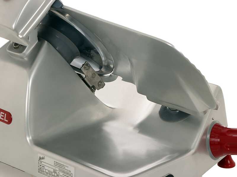 Berkel Pro Line XS25 Silver - Cortadora de fiambre con cuchilla de acero cromado de 250 mm