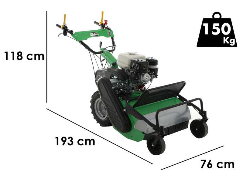 Lampacrescia MGM TTR690 - Desbrozadora de ruedas de martillos - Honda GX270