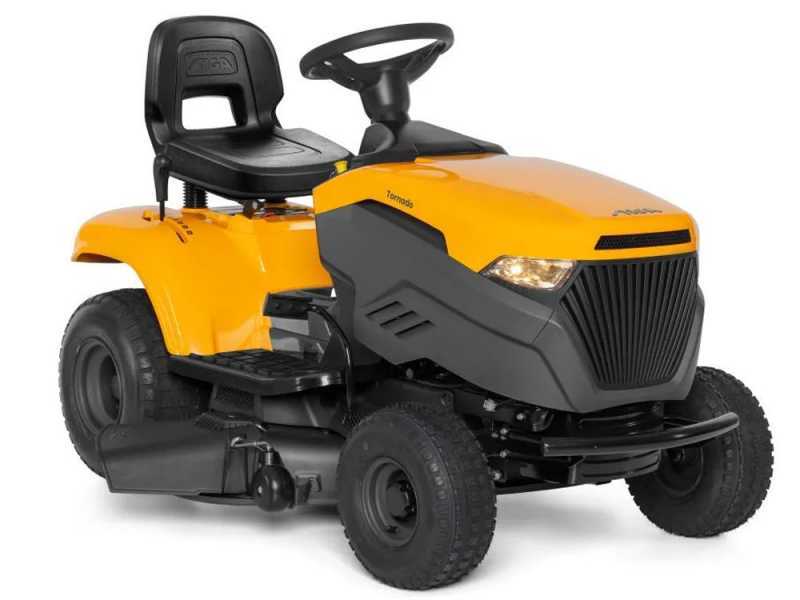 Tractor cortac&eacute;sped Stiga Tornado 398 M - cambio mec&aacute;nico y salida lateral