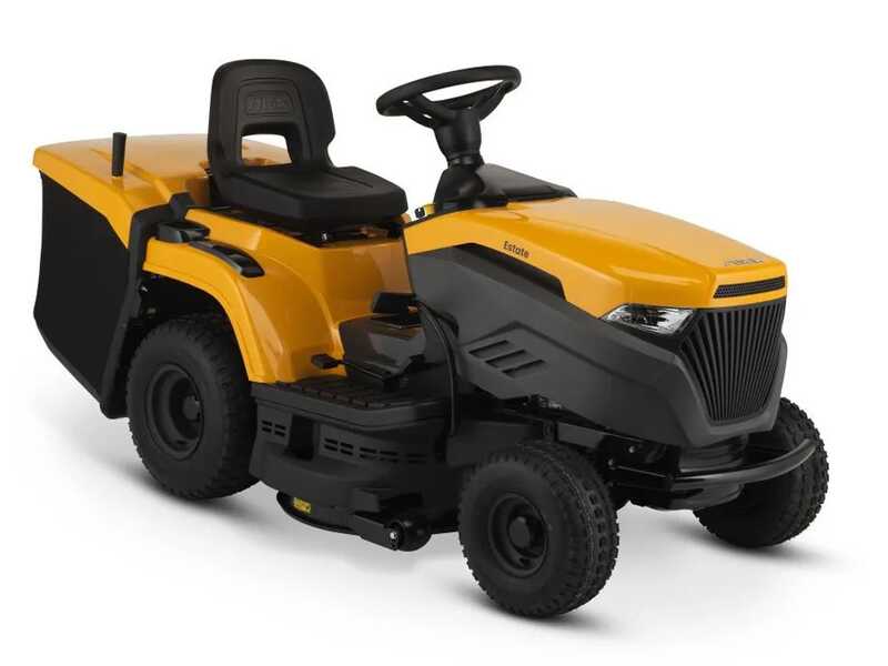 Tractor cortac&eacute;sped Stiga Estate 384 - Recogedor de 240 L - Mulching - Transmisi&oacute;n hidrost&aacute;tica