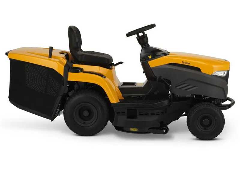 Tractor cortac&eacute;sped Stiga Estate 384 - Recogedor de 240 L - Mulching - Transmisi&oacute;n hidrost&aacute;tica