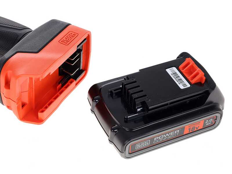 Tijeras de poda de bater&iacute;a Black &amp; Decker BCPP18D1-QW - Bater&iacute;a de 18V 2Ah + bater&iacute;a 18V 2Ah gratis