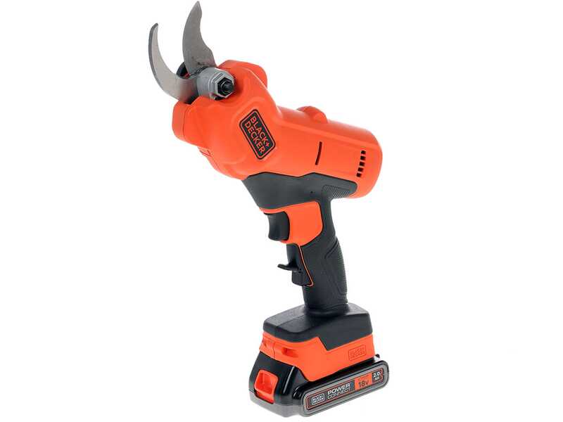 Tijeras de poda de bater&iacute;a Black &amp; Decker BCPP18D1-QW - Bater&iacute;a de 18V 2Ah + bater&iacute;a 18V 2Ah gratis