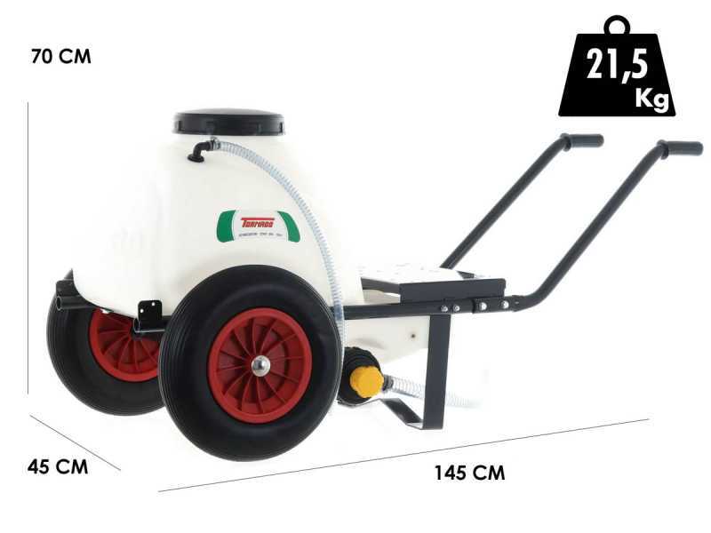 Carretilla fumigadora con dep&oacute;sito 80 L para motobombas Comet