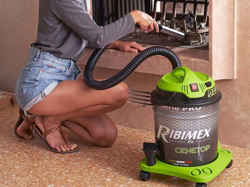 Ribimex Cenetop - Aspirador de cenizas 18L - 1200W