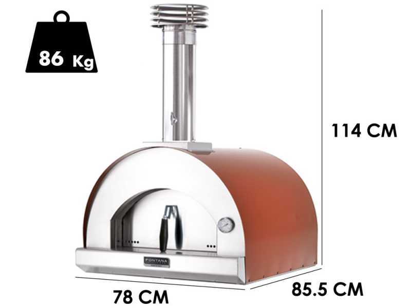 Fontana Margherita Rosso - Horno de le&ntilde;a