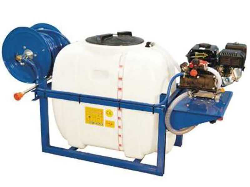 Pulverizador tipo bancada basculante con dep&oacute;sito 200L para plataforma motocarretillas