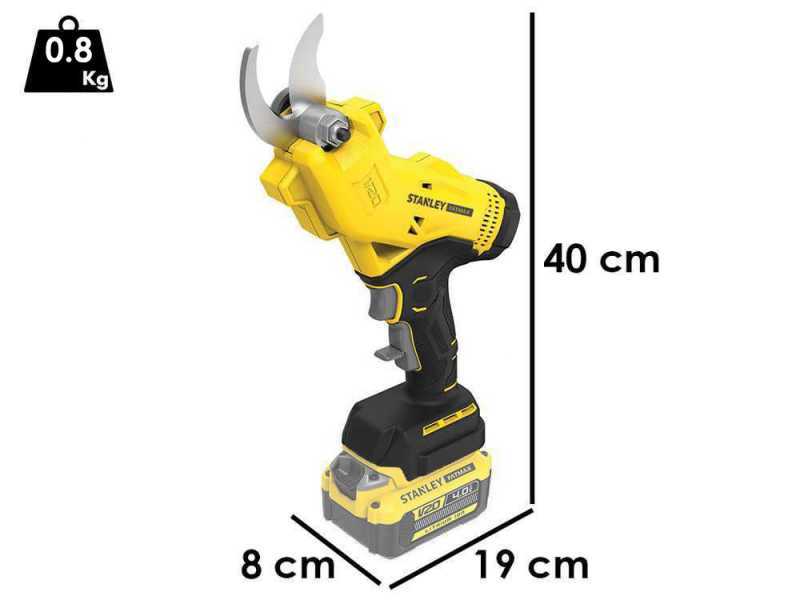 Tijeras el&eacute;ctricas de poda Stanley SFMCPP32M1-QW - SIN BATER&Iacute;A NI CARGADOR