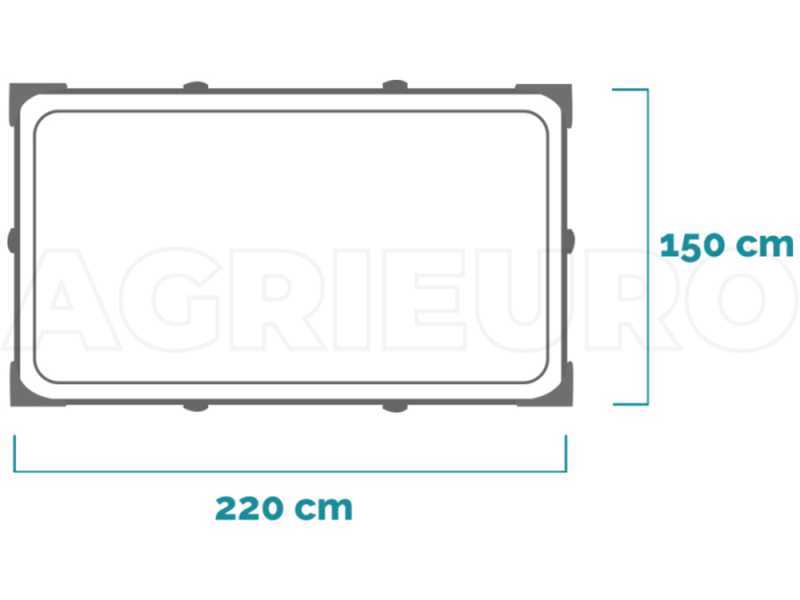 Intex Rectangular Frame 28270NP - 220x150x60 cm - Piscina rectangular