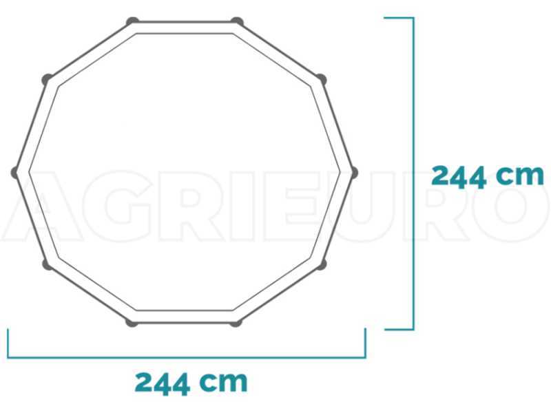 Piscina redonda Intex Metal Frame 28205NP