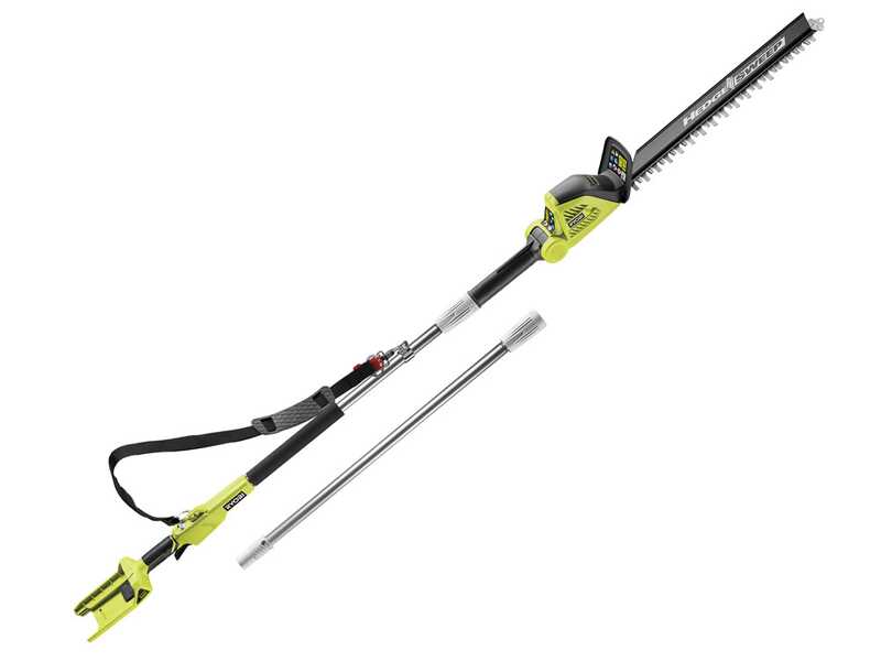 Cortasetos con barra alargadora de bater&iacute;a RYOBI RY36PHT50A-0 36 V - 2 Ah - cuchilla de 50 cm - SIN BATER&Iacute;A NI CARGADOR