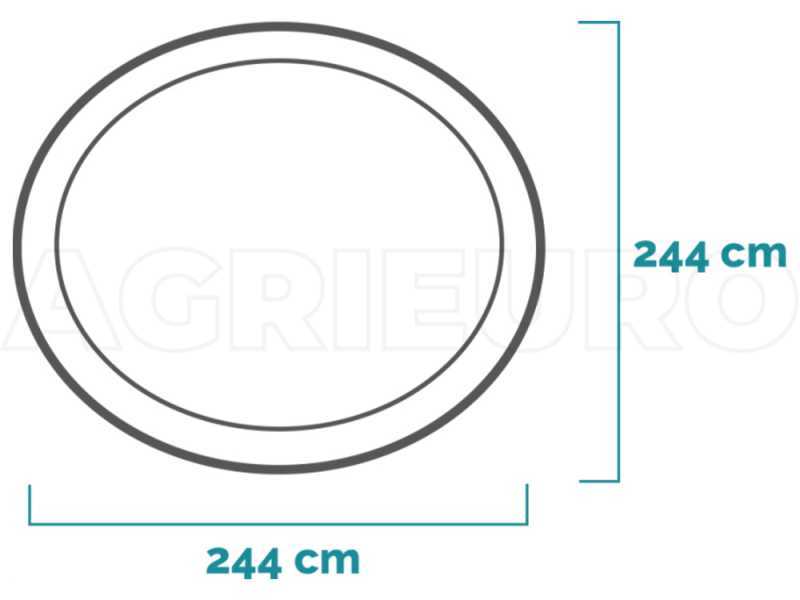 Intex Easy Set 28106NP - &Oslash;244x61 cm - Piscina hinchable