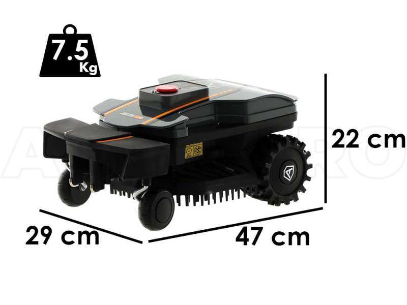 AMBROGIO ZETA R - Robot cortac&eacute;sped - Sin cable perimetral - No necesita instalaci&oacute;n