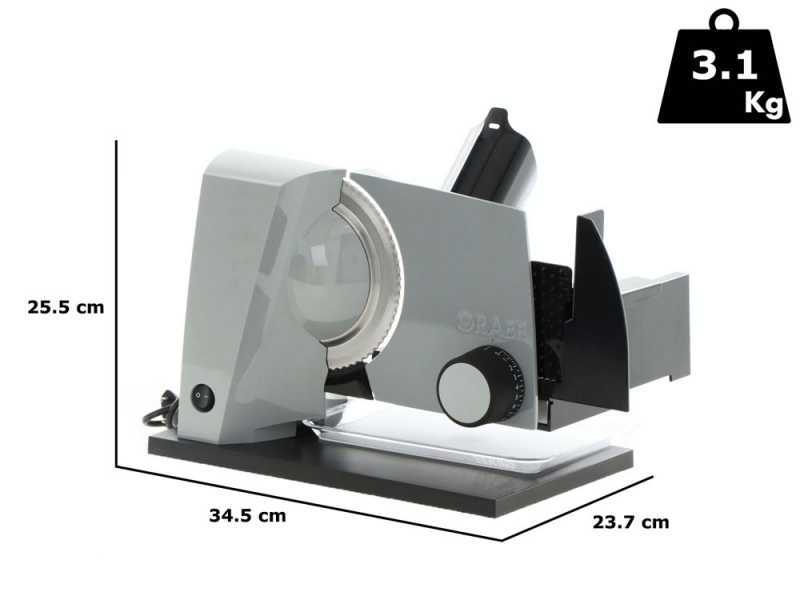 Graef SKS 110 Gris - Cortadora de fiambre con cuchilla de 170 mm