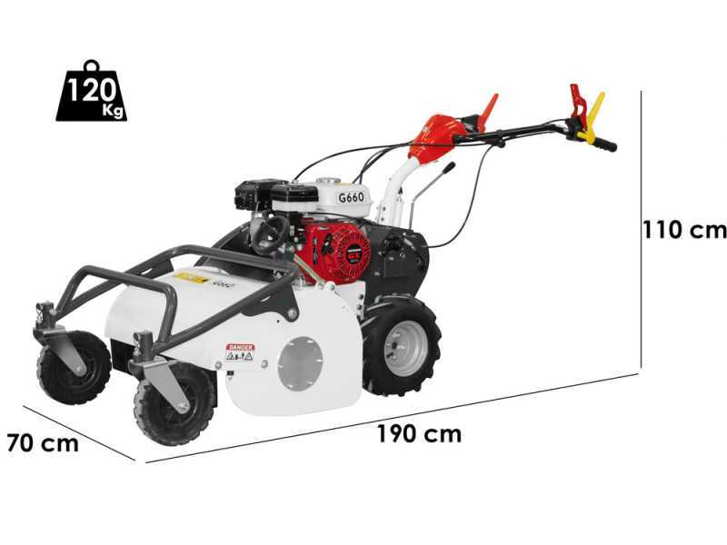 Barbieri G760 - Desbrozadora profesional de martillos - Honda GX200