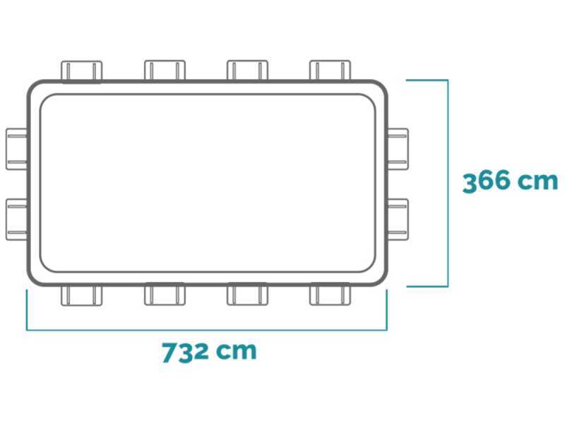 Intex Ultra XTR Frame 26368NP - 732x366x132 cm - Piscina elevada + Kit Limpieza y Voleibol