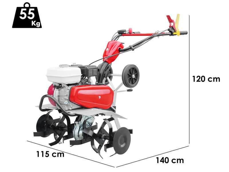 Barbieri B/35 - Motoazada de gasolina 5.5 HP - Motor Honda GX160