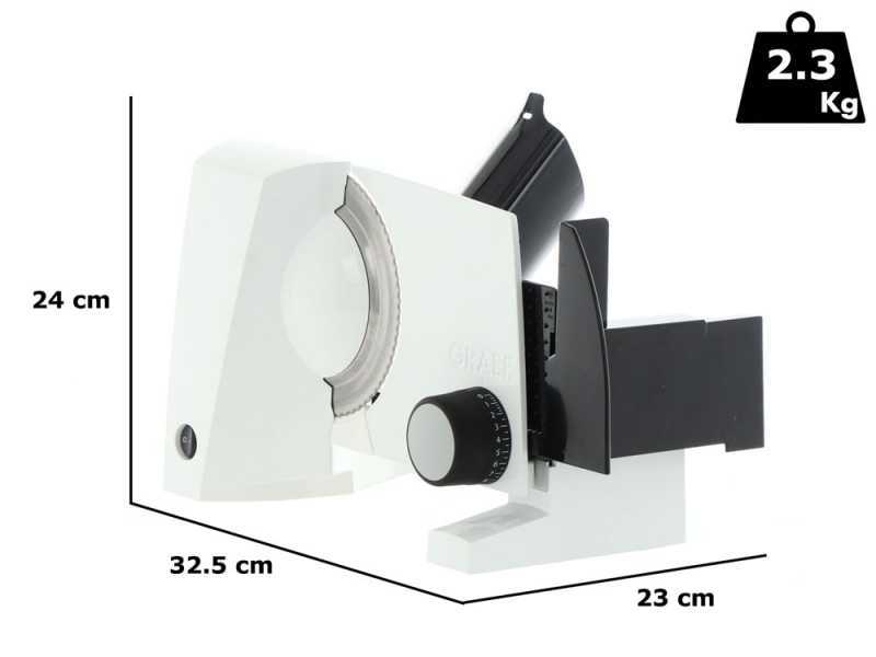 Graef SKS 100  Blanca - Cortadora de fiambre con cuchilla de 170 mm