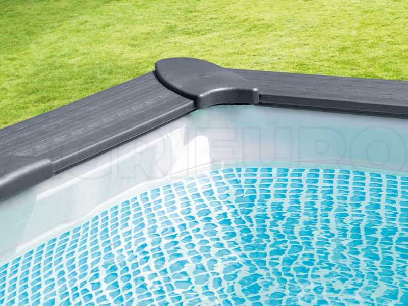 Intex Graphite Grey Panel 26396NP - Piscina desmontable