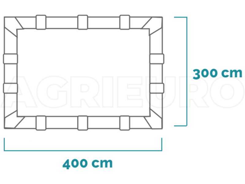Intex Graphite Grey Panel 26396NP - Piscina desmontable