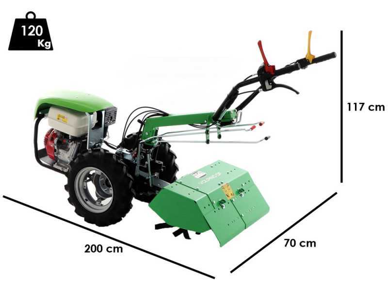 Lampacrescia MGM Volpino DF - Motocultor de gasolina - Honda GX270 - 9HP 