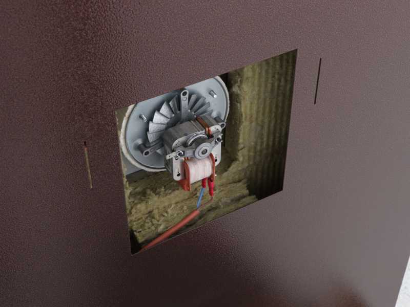 Rossofuoco Garden Color 65 Marrone - Horno de le&ntilde;a de empotrar