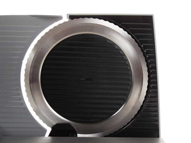 Graef SKS 321 SILVER GLASS - Cortadora de fiambre con cuchilla de 170 mm