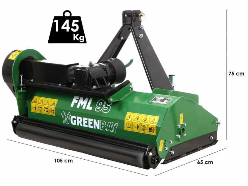 Greenbay FML 95 - Trituradora para tractor - Serie ligera