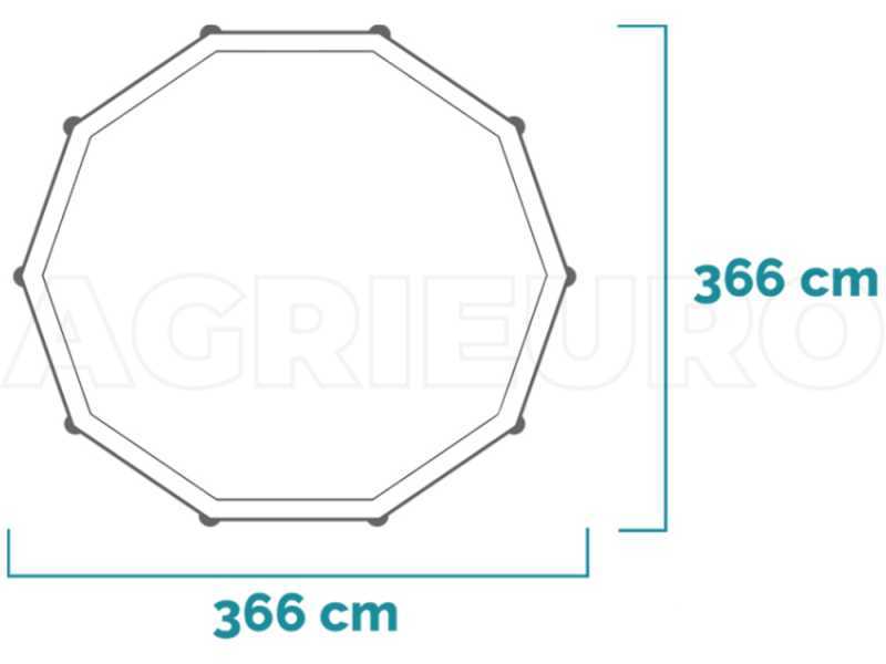 Intex Metal Frame 28212NP - Piscina Redonda + Bomba de filtro