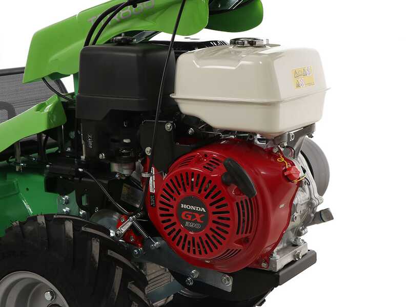 Lampacrescia MGM TTR886 - Desbrozadora de ruedas con martillos - Honda GX390 Pendientes Fuertes