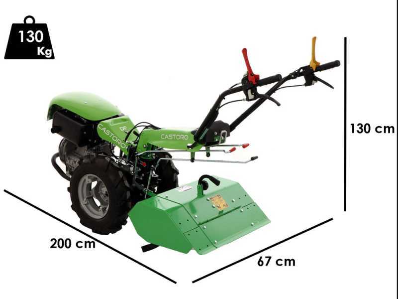 Lampacrescia MGM Castoro DF - Motocultor di&eacute;sel - Loncin D350F - 7.5HP