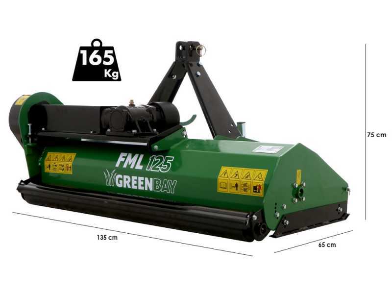 Greenbay FML 125 - Trituradora para tractor - Serie ligera