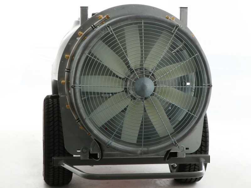 Atomizador de arrastre Gray T Car 600/70 con enganche para tractor para pulverizaci&oacute;n - Capacidad 600L - Bomba AR1064