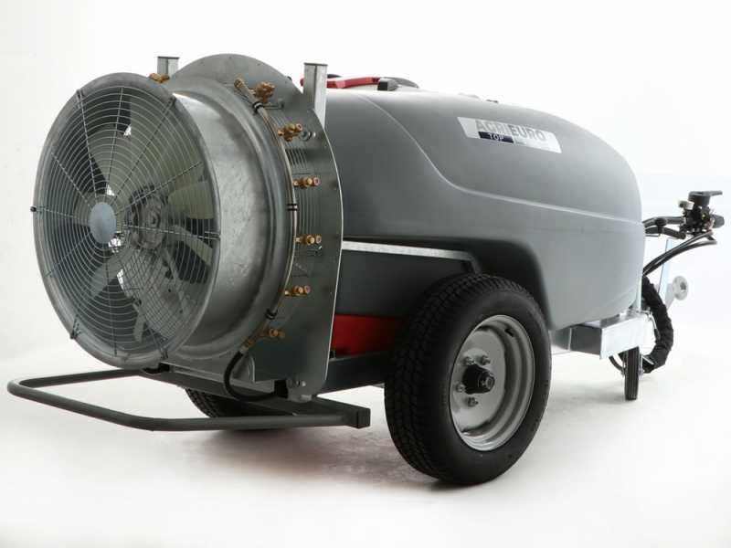 Gray T Car 600/70 - Atomizador de arrastre para tractor para tratamientos fitosanitarios - Capacidad 600L - Bomba AR1064