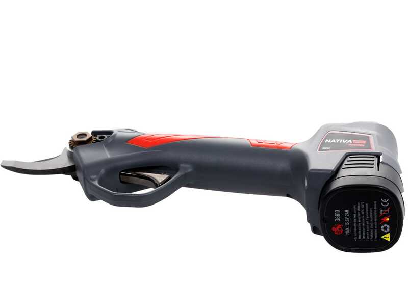 Ausonia Nativa Small - Tijera el&eacute;ctrica de poda + serrucho plegable - 2x 16.8V 2Ah