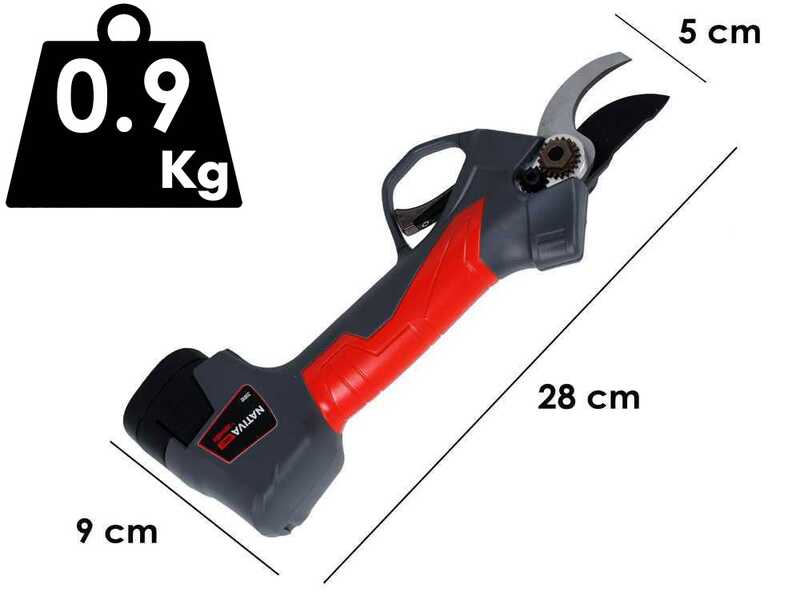 Ausonia Nativa Small - Tijera el&eacute;ctrica de poda + serrucho plegable - 2x 16.8V 2Ah