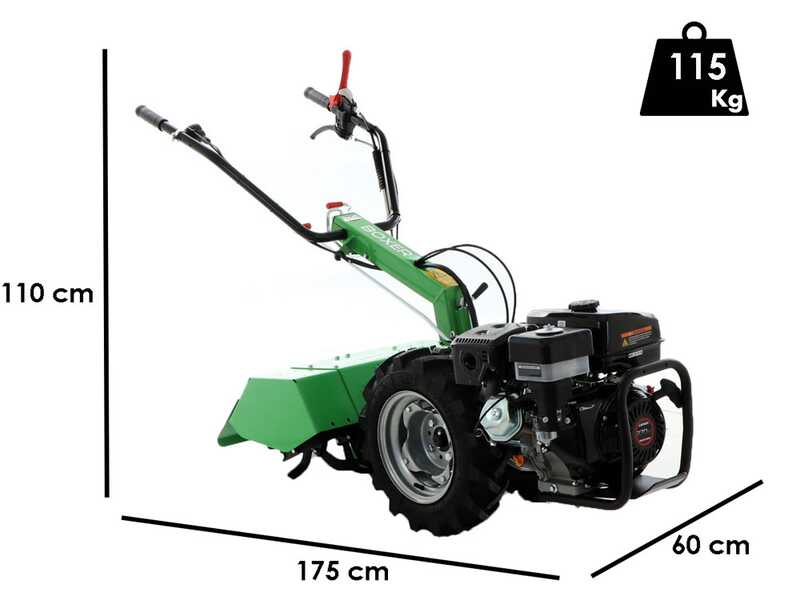 Lampacrescia MGM Boxer - Motocultor de gasolina - Loncin G270F - 10HP